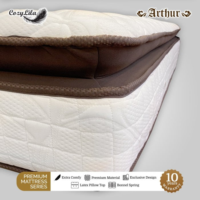 Cozylila Mattress Arthur Pillow Top Latex Spring - 120X200 Detail Material 2